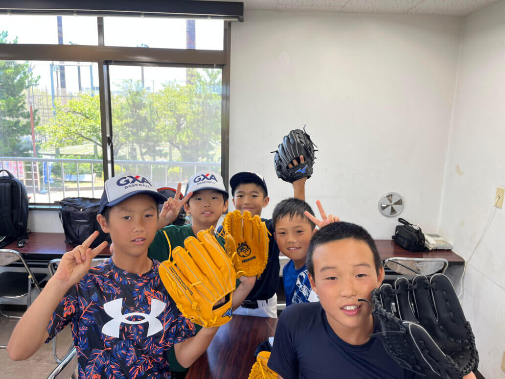 グラブ作り野球短期スクール